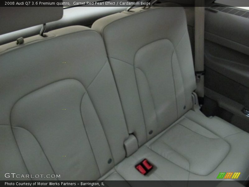 Garnet Red Pearl Effect / Cardamom Beige 2008 Audi Q7 3.6 Premium quattro