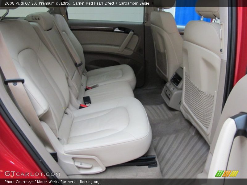 Garnet Red Pearl Effect / Cardamom Beige 2008 Audi Q7 3.6 Premium quattro