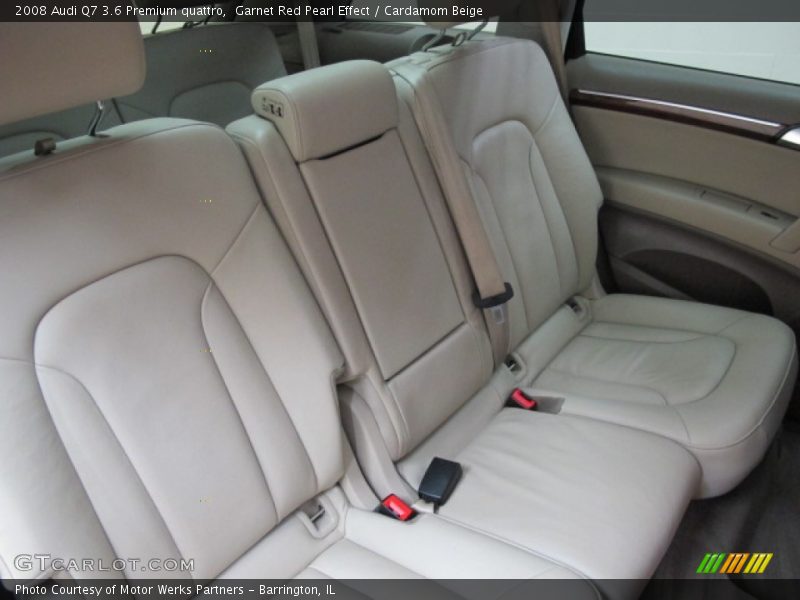 Garnet Red Pearl Effect / Cardamom Beige 2008 Audi Q7 3.6 Premium quattro