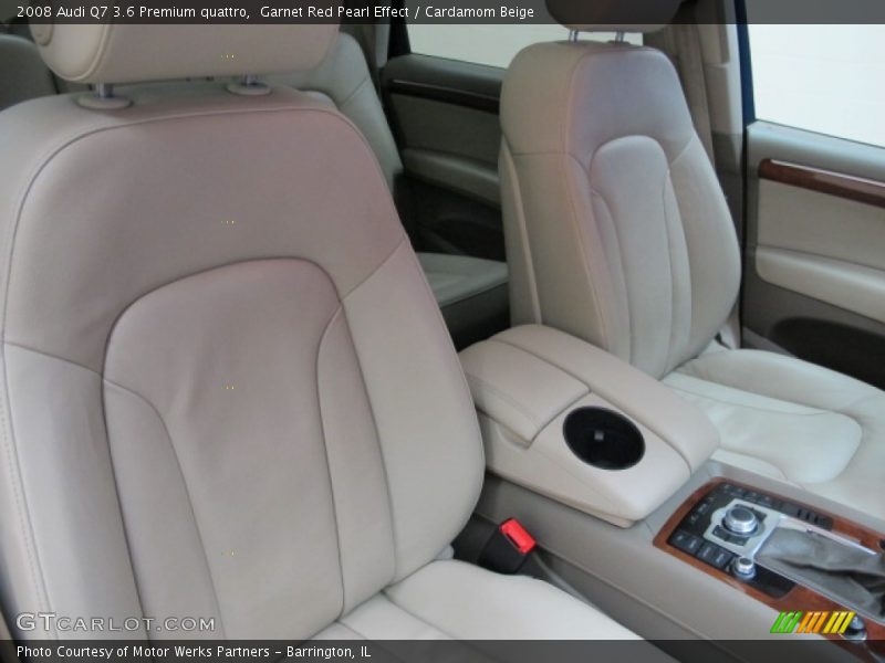 Garnet Red Pearl Effect / Cardamom Beige 2008 Audi Q7 3.6 Premium quattro