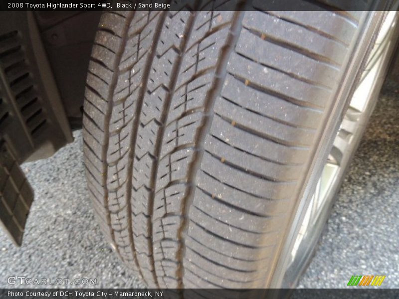 Black / Sand Beige 2008 Toyota Highlander Sport 4WD