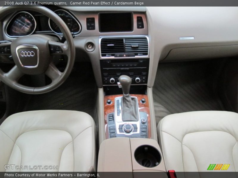 Garnet Red Pearl Effect / Cardamom Beige 2008 Audi Q7 3.6 Premium quattro