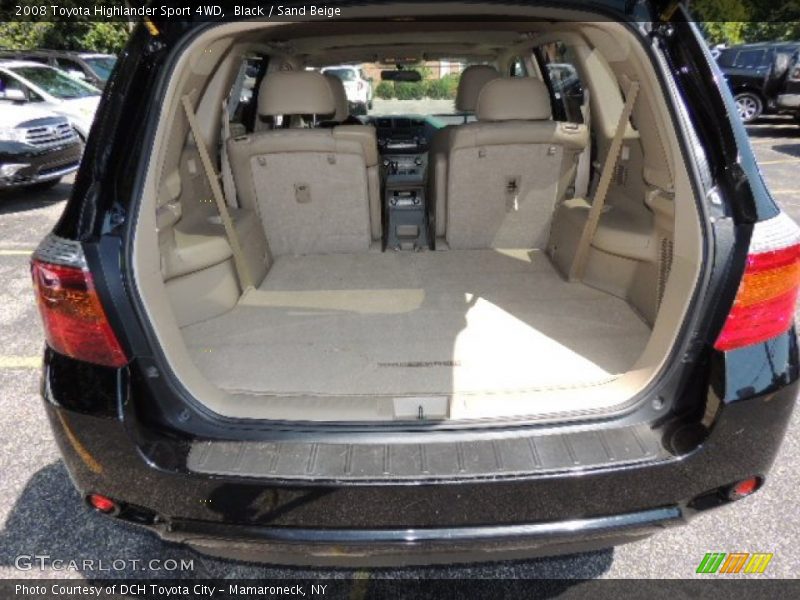 Black / Sand Beige 2008 Toyota Highlander Sport 4WD