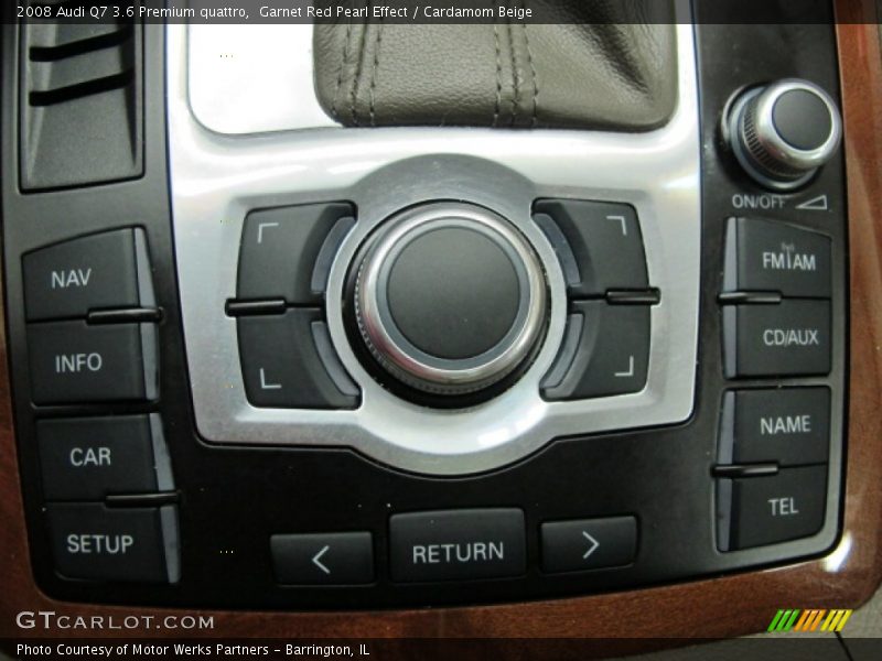 Garnet Red Pearl Effect / Cardamom Beige 2008 Audi Q7 3.6 Premium quattro