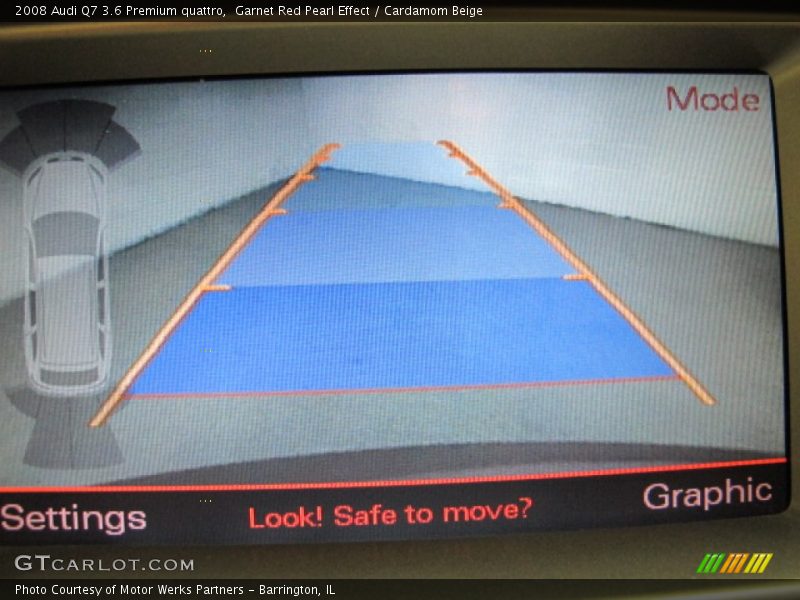 Garnet Red Pearl Effect / Cardamom Beige 2008 Audi Q7 3.6 Premium quattro