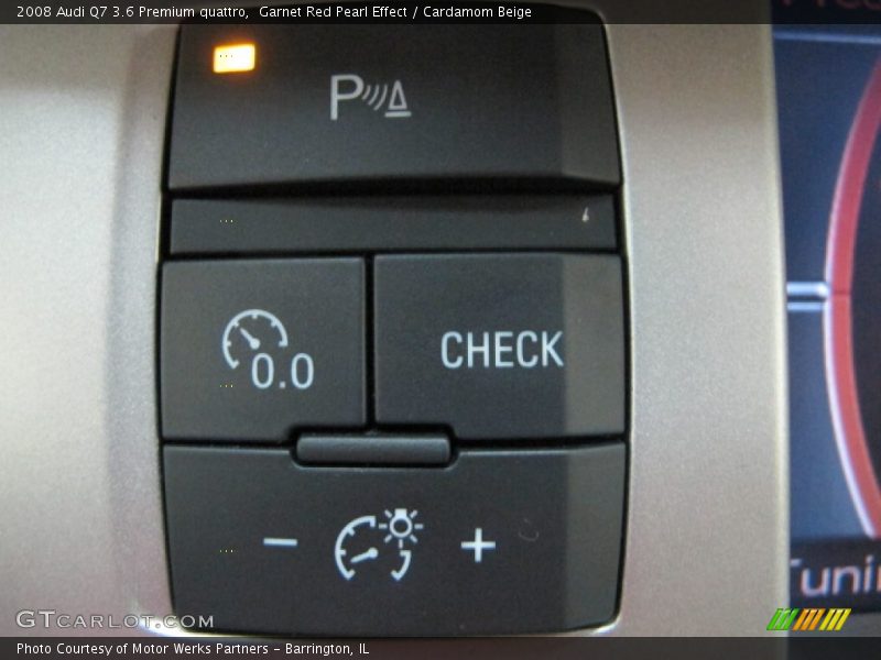 Garnet Red Pearl Effect / Cardamom Beige 2008 Audi Q7 3.6 Premium quattro