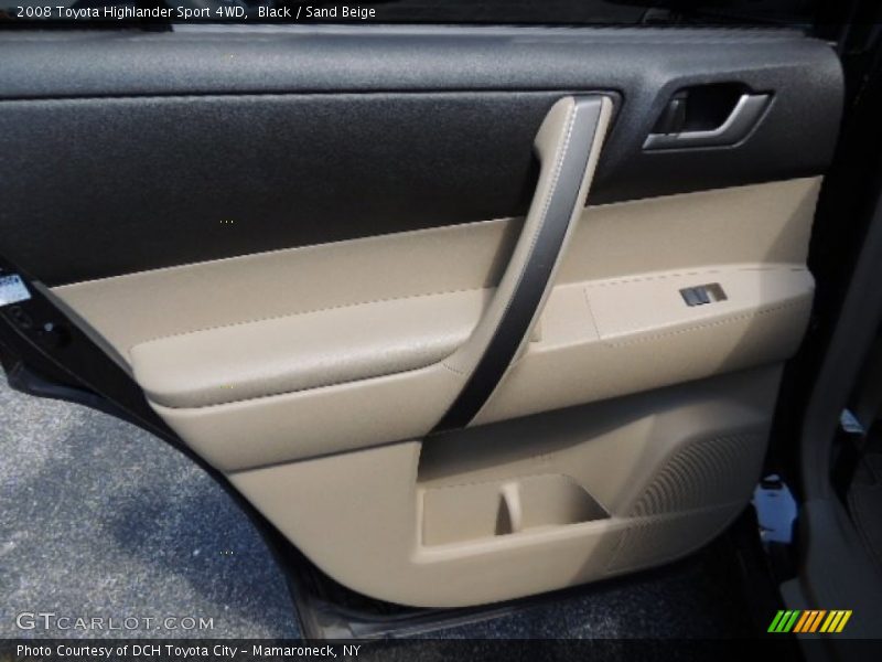 Black / Sand Beige 2008 Toyota Highlander Sport 4WD