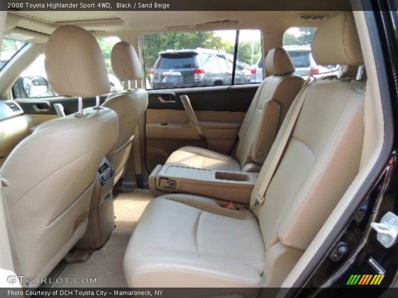 Black / Sand Beige 2008 Toyota Highlander Sport 4WD