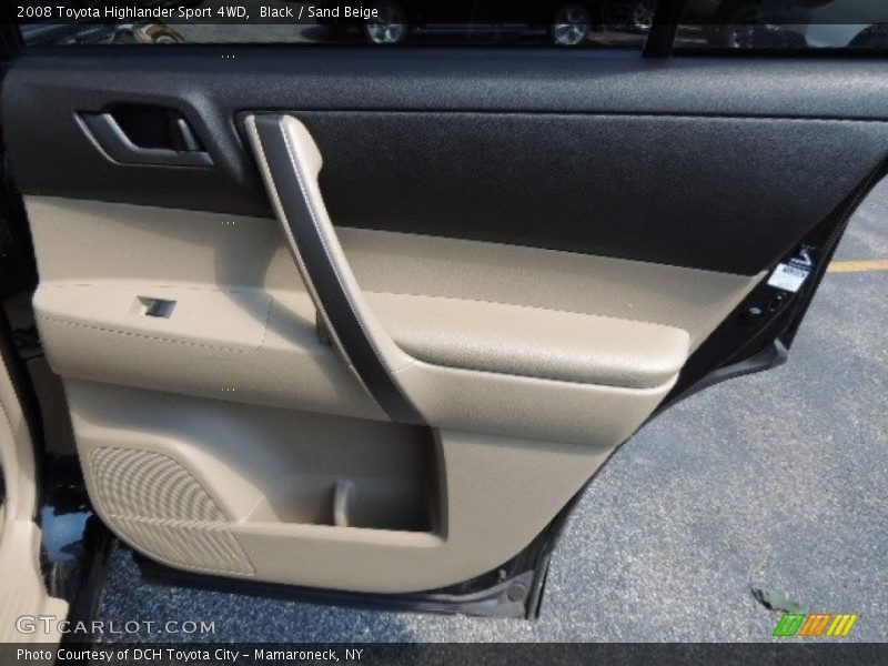 Black / Sand Beige 2008 Toyota Highlander Sport 4WD