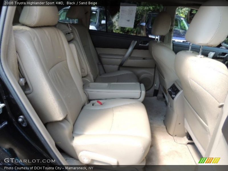 Black / Sand Beige 2008 Toyota Highlander Sport 4WD