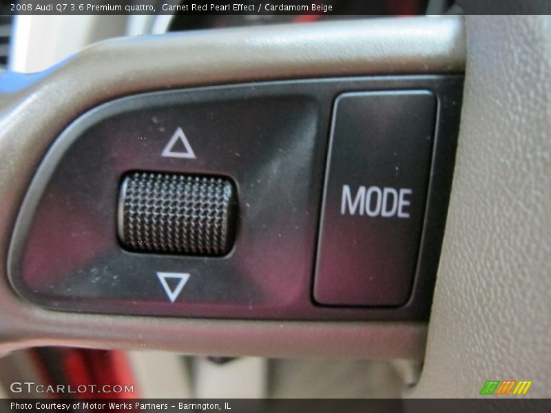 Garnet Red Pearl Effect / Cardamom Beige 2008 Audi Q7 3.6 Premium quattro