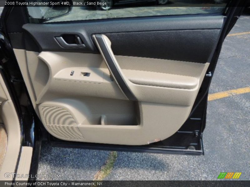 Black / Sand Beige 2008 Toyota Highlander Sport 4WD