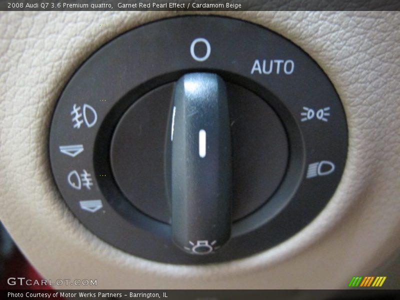 Garnet Red Pearl Effect / Cardamom Beige 2008 Audi Q7 3.6 Premium quattro
