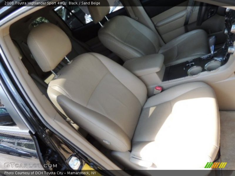 Black / Sand Beige 2008 Toyota Highlander Sport 4WD