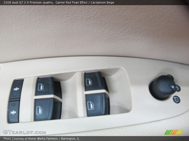 Garnet Red Pearl Effect / Cardamom Beige 2008 Audi Q7 3.6 Premium quattro