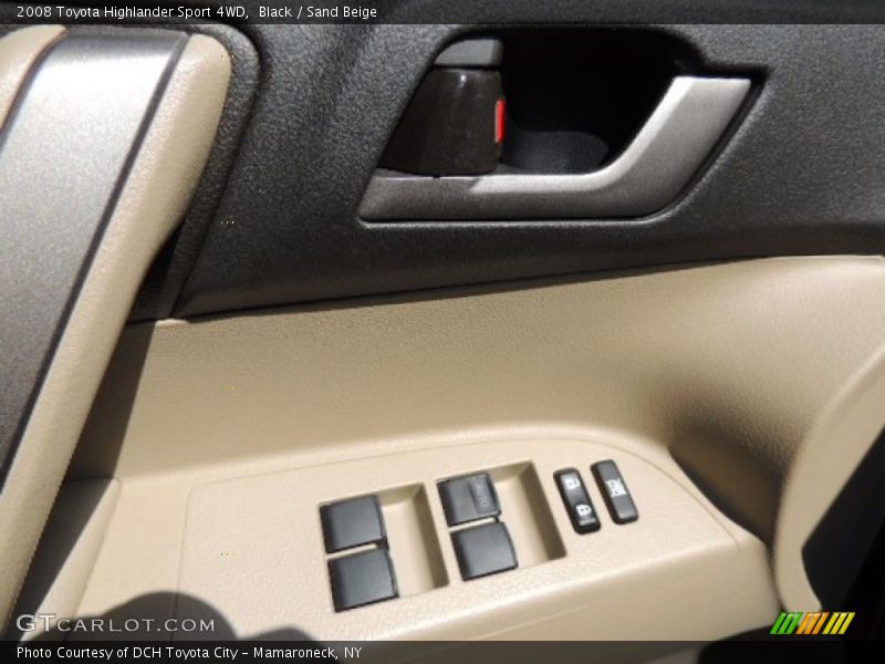 Black / Sand Beige 2008 Toyota Highlander Sport 4WD