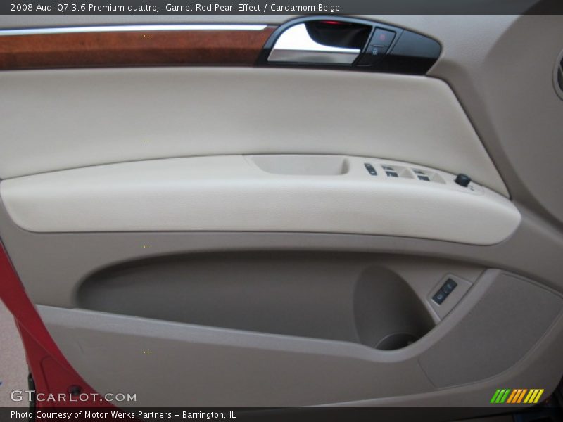 Garnet Red Pearl Effect / Cardamom Beige 2008 Audi Q7 3.6 Premium quattro