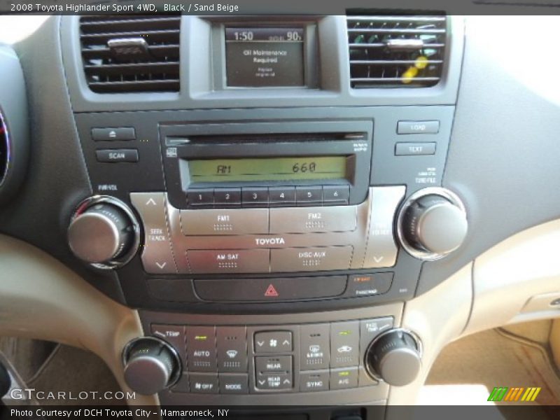 Black / Sand Beige 2008 Toyota Highlander Sport 4WD