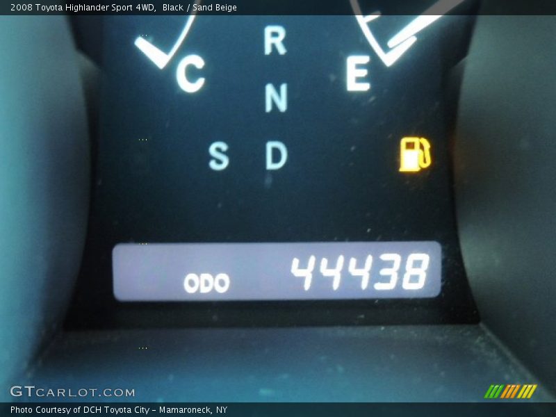 Black / Sand Beige 2008 Toyota Highlander Sport 4WD