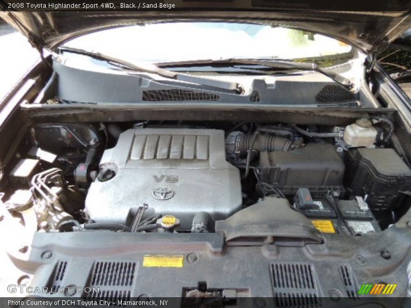 Black / Sand Beige 2008 Toyota Highlander Sport 4WD