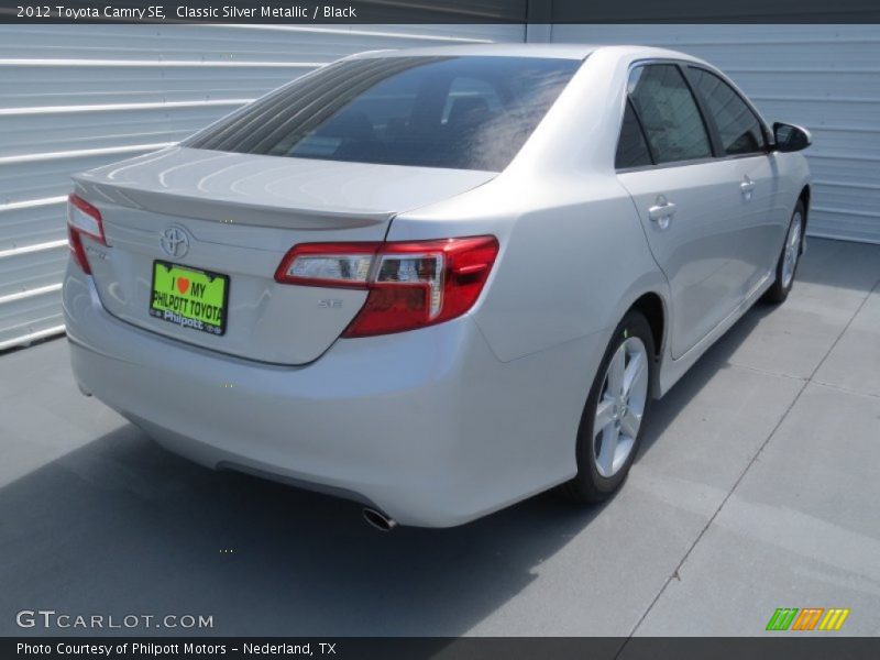 Classic Silver Metallic / Black 2012 Toyota Camry SE