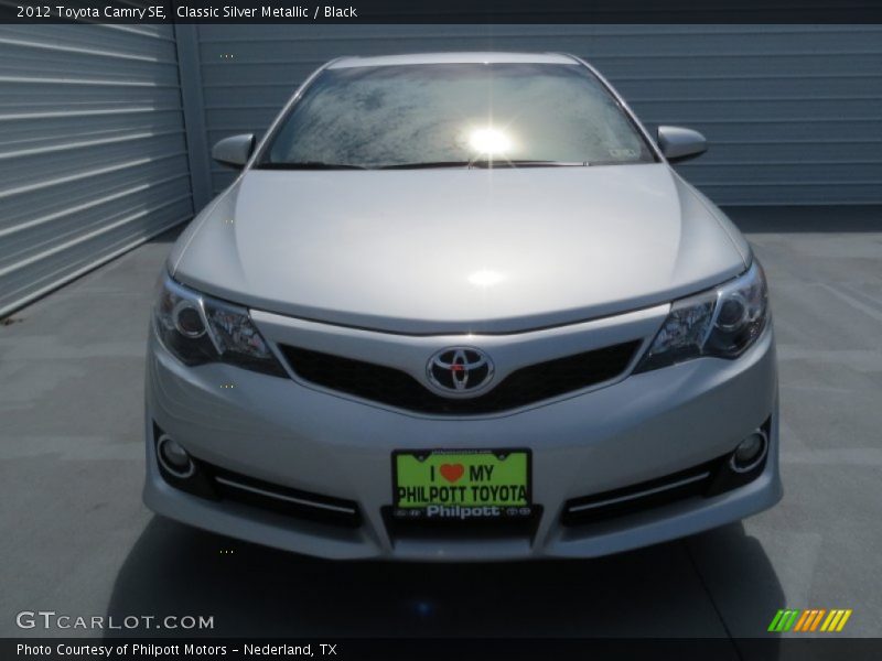 Classic Silver Metallic / Black 2012 Toyota Camry SE