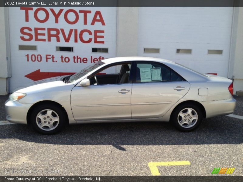 Lunar Mist Metallic / Stone 2002 Toyota Camry LE