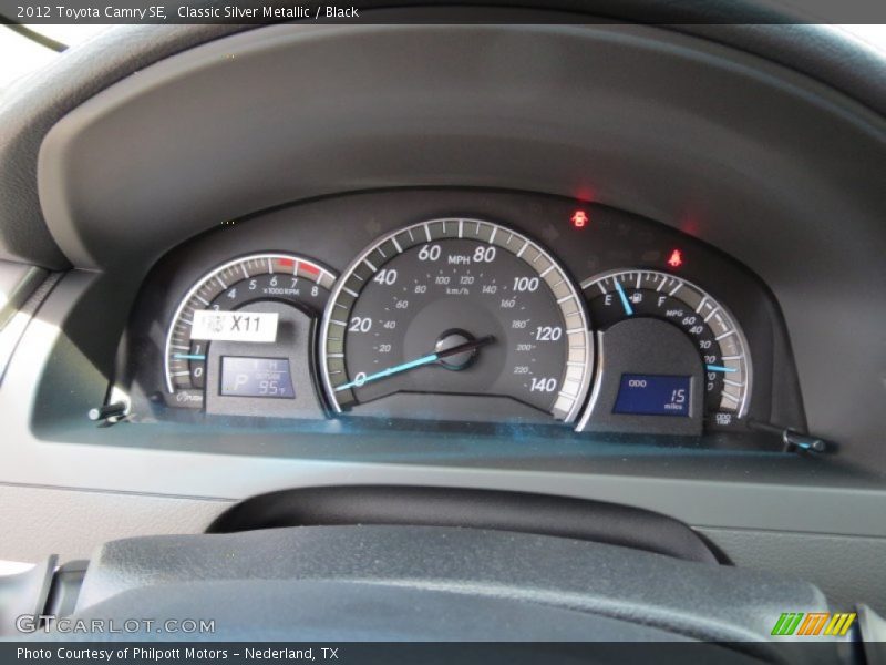 Classic Silver Metallic / Black 2012 Toyota Camry SE