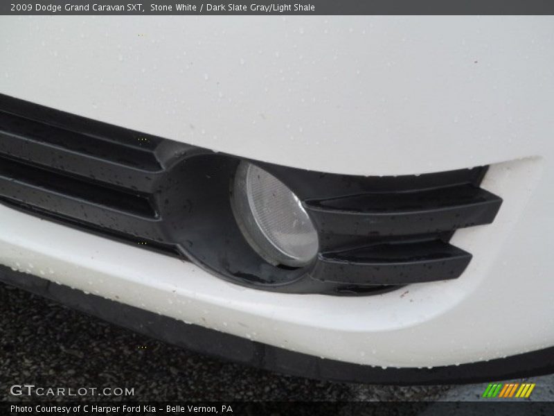 Stone White / Dark Slate Gray/Light Shale 2009 Dodge Grand Caravan SXT