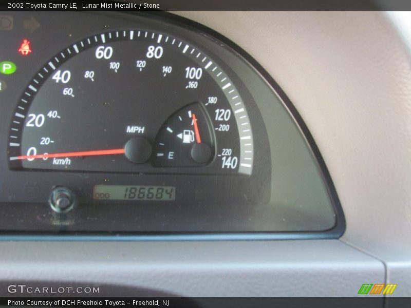 Lunar Mist Metallic / Stone 2002 Toyota Camry LE