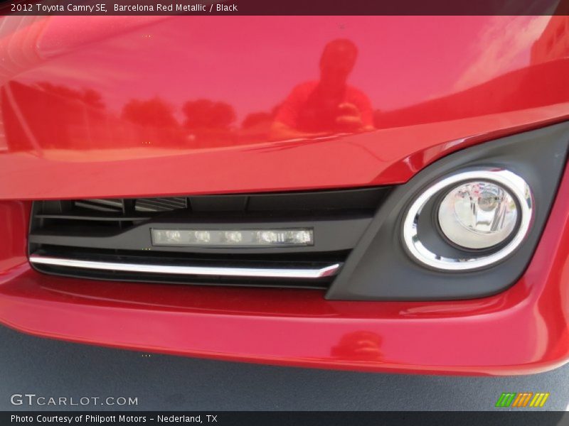 Barcelona Red Metallic / Black 2012 Toyota Camry SE