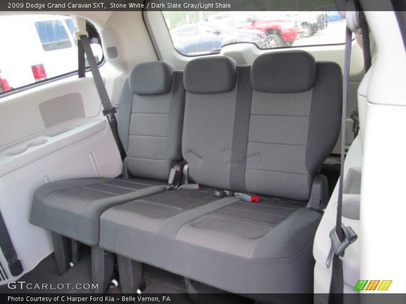 Stone White / Dark Slate Gray/Light Shale 2009 Dodge Grand Caravan SXT