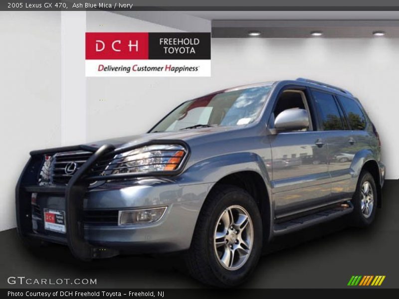 Ash Blue Mica / Ivory 2005 Lexus GX 470