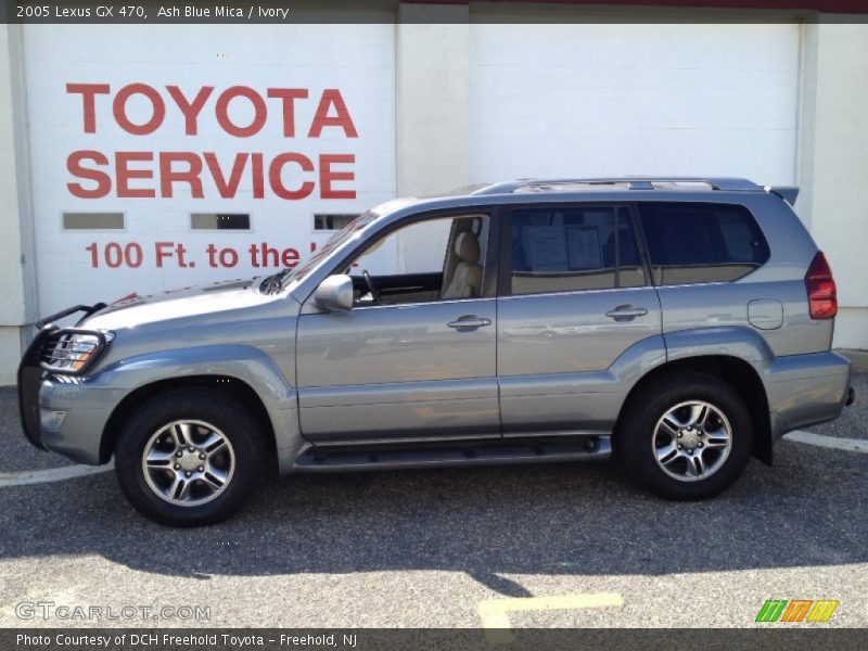 Ash Blue Mica / Ivory 2005 Lexus GX 470