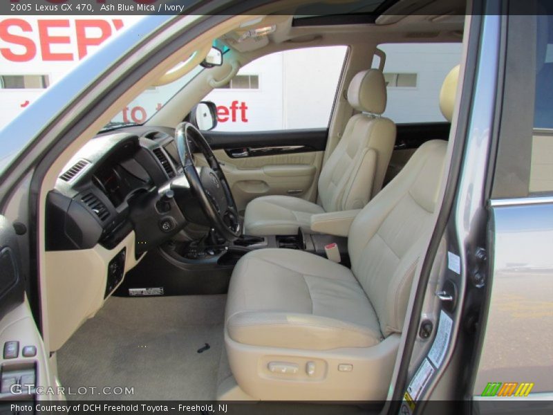 Ash Blue Mica / Ivory 2005 Lexus GX 470