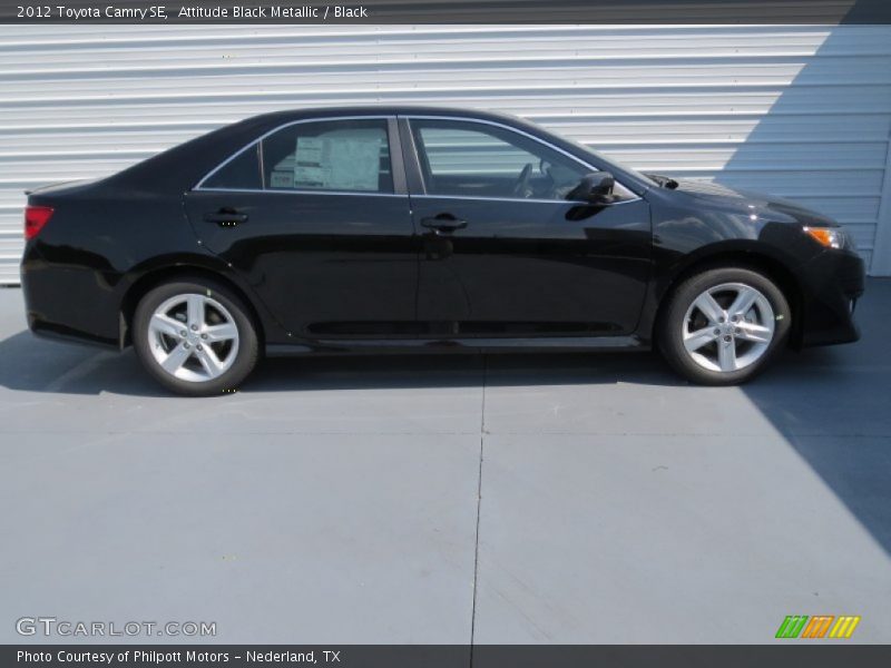 Attitude Black Metallic / Black 2012 Toyota Camry SE