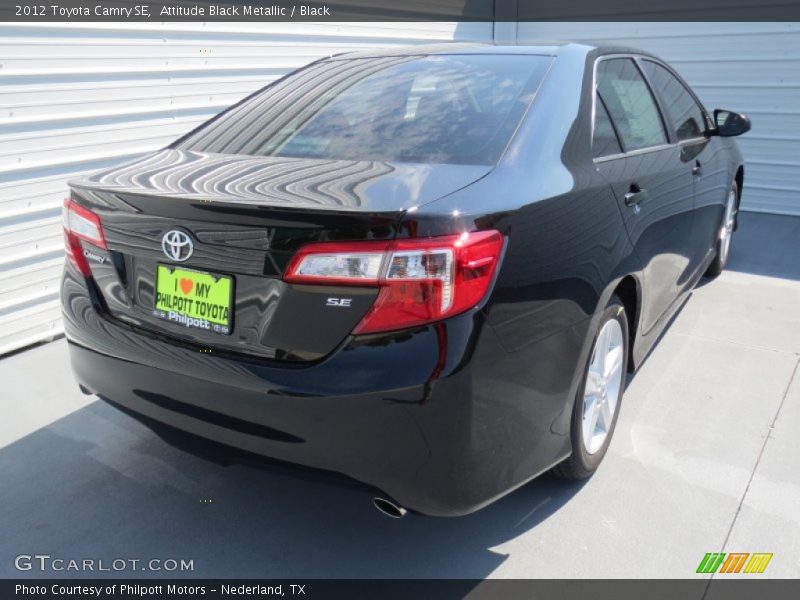 Attitude Black Metallic / Black 2012 Toyota Camry SE