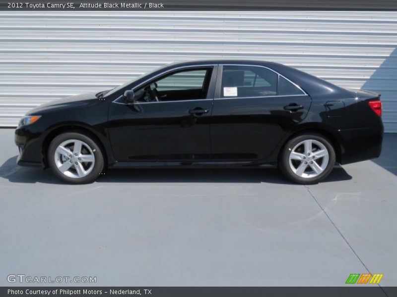 Attitude Black Metallic / Black 2012 Toyota Camry SE