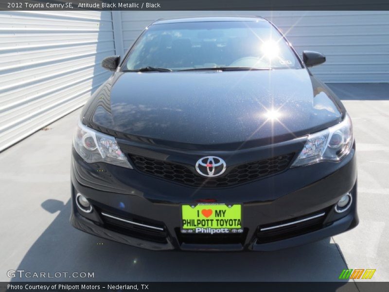 Attitude Black Metallic / Black 2012 Toyota Camry SE