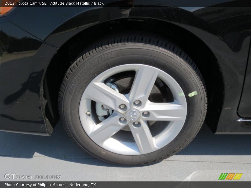 Attitude Black Metallic / Black 2012 Toyota Camry SE