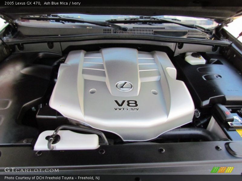 Ash Blue Mica / Ivory 2005 Lexus GX 470