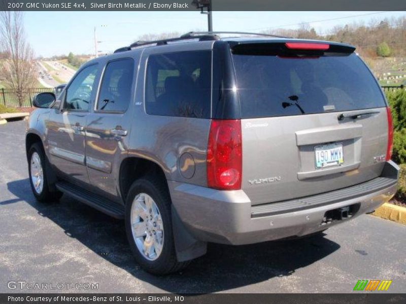 Silver Birch Metallic / Ebony Black 2007 GMC Yukon SLE 4x4