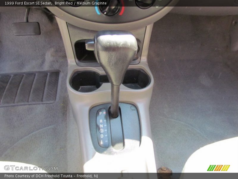 Bright Red / Medium Graphite 1999 Ford Escort SE Sedan