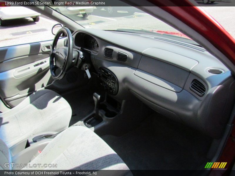 Bright Red / Medium Graphite 1999 Ford Escort SE Sedan