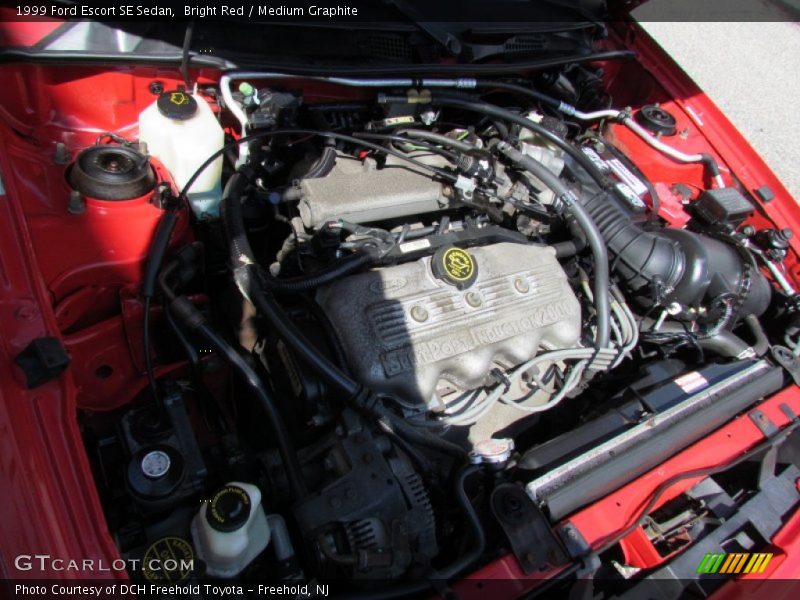 Bright Red / Medium Graphite 1999 Ford Escort SE Sedan