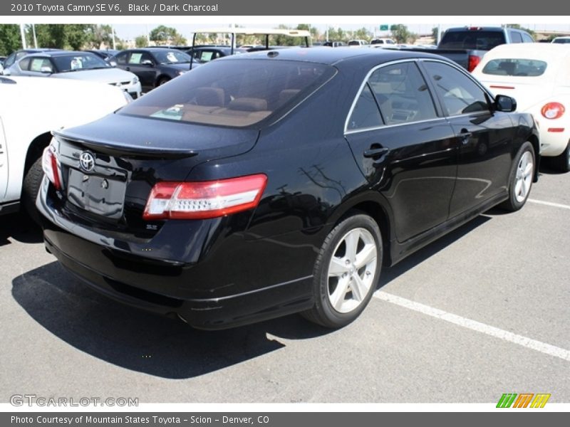 Black / Dark Charcoal 2010 Toyota Camry SE V6