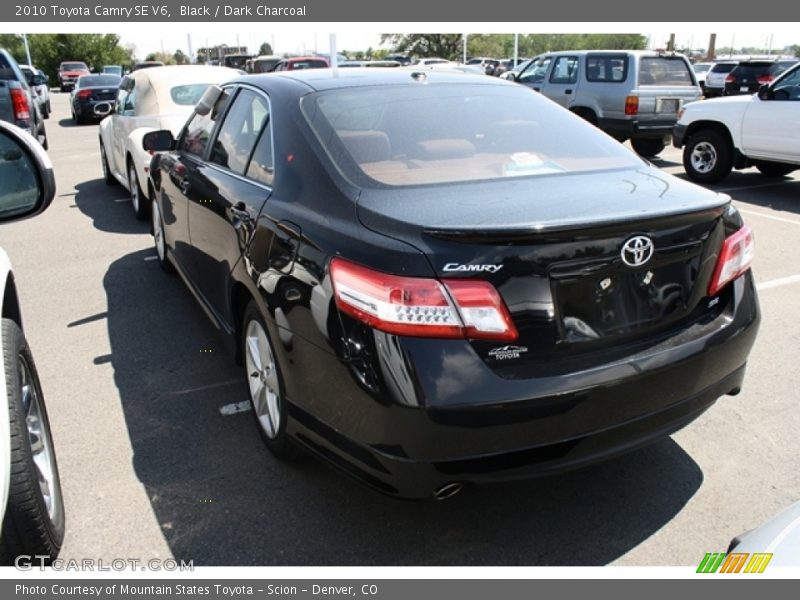 Black / Dark Charcoal 2010 Toyota Camry SE V6