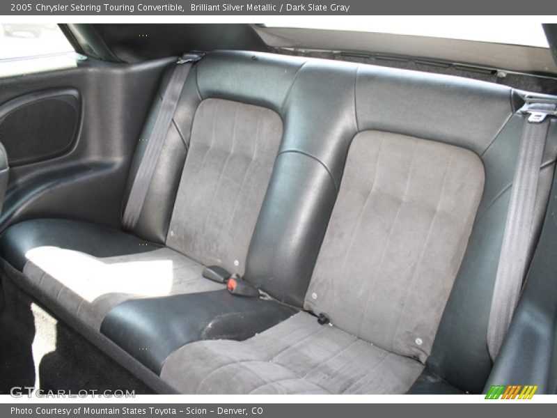 Brilliant Silver Metallic / Dark Slate Gray 2005 Chrysler Sebring Touring Convertible