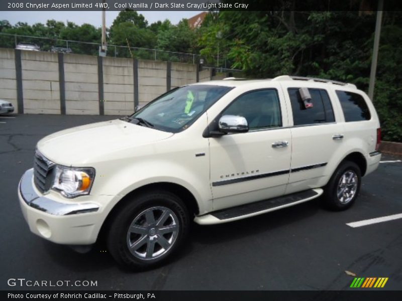 Cool Vanilla / Dark Slate Gray/Light Slate Gray 2008 Chrysler Aspen Limited 4WD