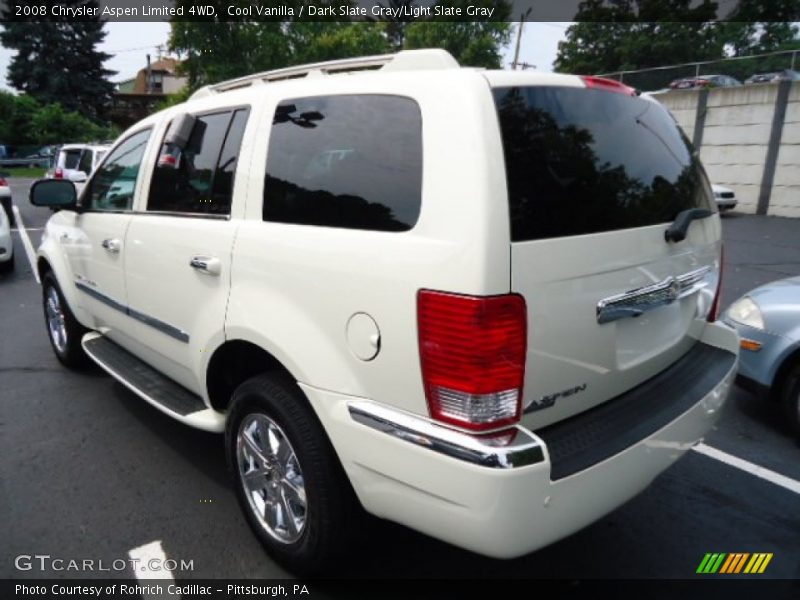 Cool Vanilla / Dark Slate Gray/Light Slate Gray 2008 Chrysler Aspen Limited 4WD